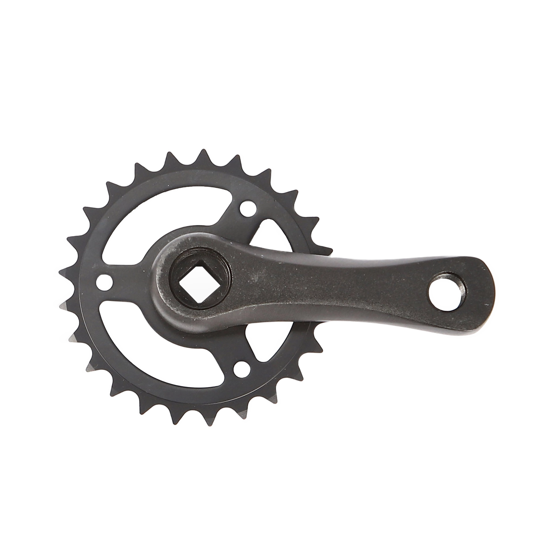 Crank, right, 25t, 90mm, black, Cnoc 14 large, Cnoc 16