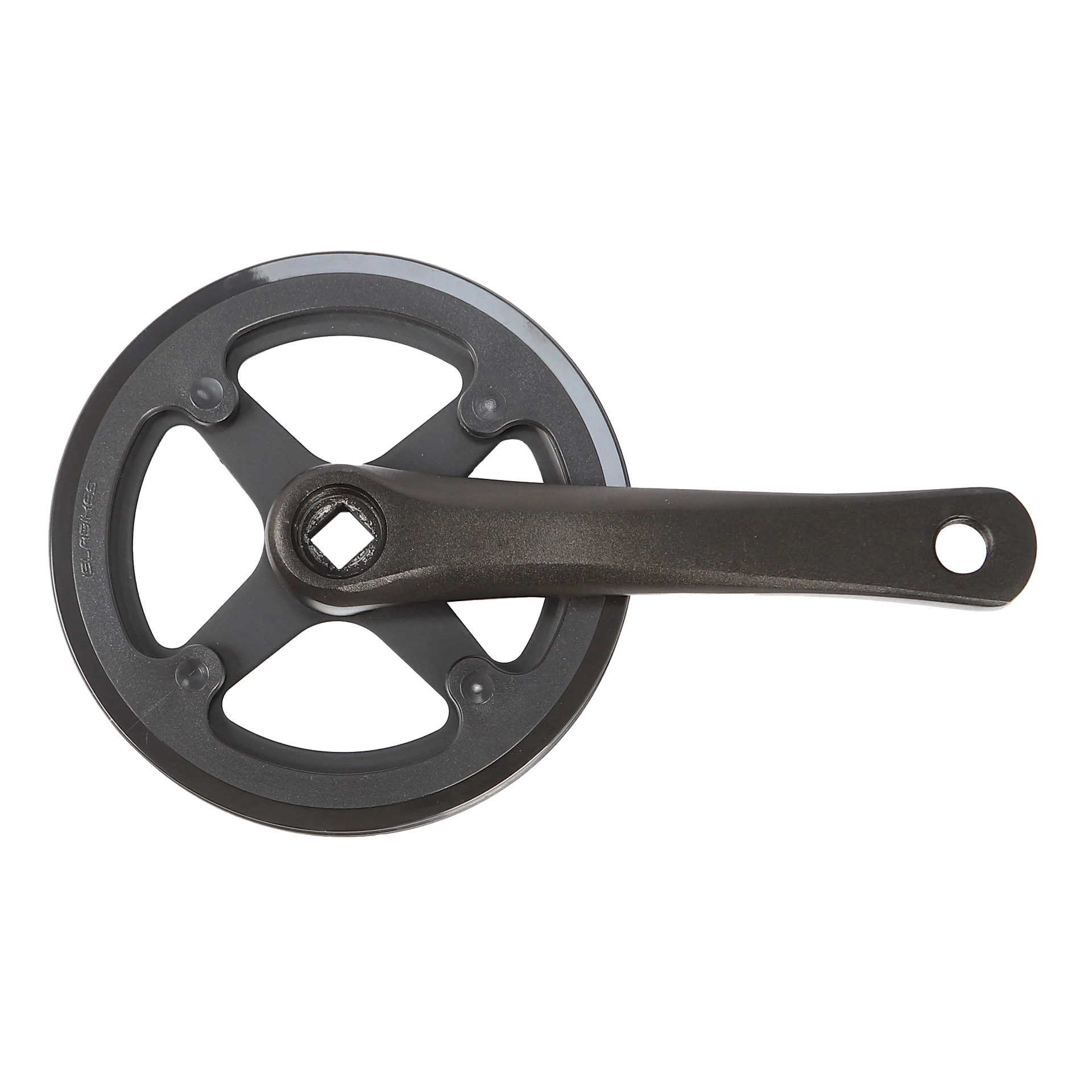 Crank, right, 32t, 152mm, with guards, black, Beinn 26S  (2012 > 2014, 2014 > 2016, 2016 > 2019, 2019 > 2023)