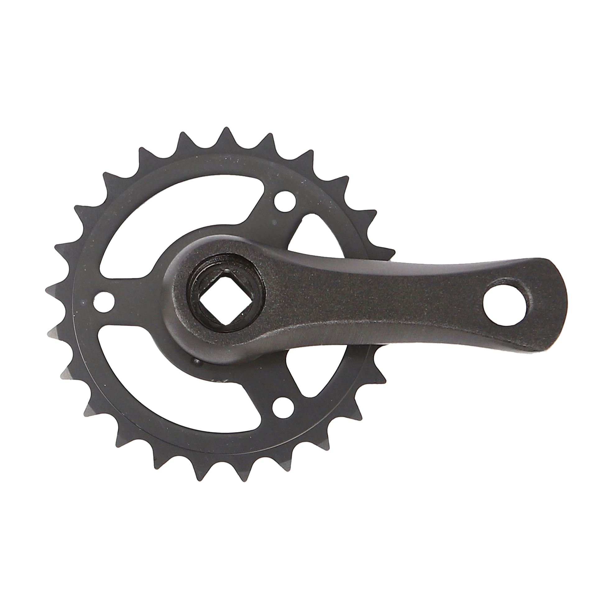 Crank, right, 25t, 80mm,  black, Cnoc 14 small, Cnoc 14